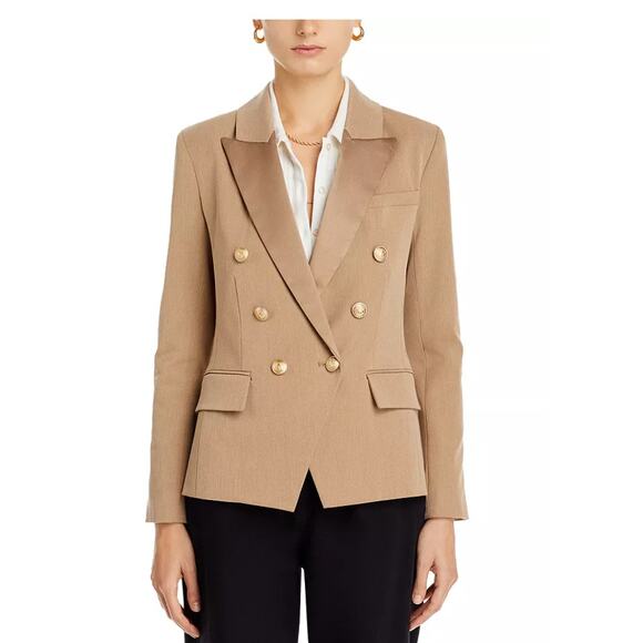 L'AGENCE Kenzie Peak Lapel Blazer Size 6 New with Tags - Picture 6 of 12